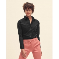 Camisa oxford manga larga mujer - Ref. F70201