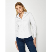 Camisa corporativa oxford manga larga mujer - Ref. F70211