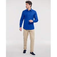 Camisa oxford de manga larga hombre - Ref. F71000