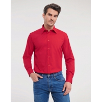 Camisa popelina manga larga hombre - Ref. F71700