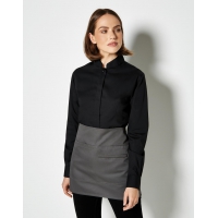 Camisa cuello mandarn manga larga mujer entallada - Ref. F75911