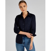 Camisa oxford workwear manga larga mujer entallada - Ref. F76111