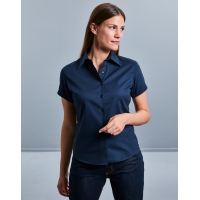 Camisa clsica sarga manga corta mujer - Ref. F76700