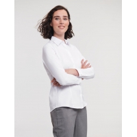 Camisa en espiguilla manga larga mujer - Ref. F76900