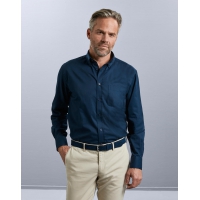Camisa clsica sarga manga larga - Ref. F77600