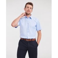 Camisa en espiguilla manga corta hombre - Ref. F78300