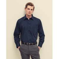 Camisa popelina manga larga hombre - Ref. F79401