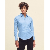 Camisa popelin manga larga mujer - Ref. F79501