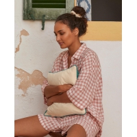 Funda de cojn con ribete de algodn Fairtrade - Ref. F92428