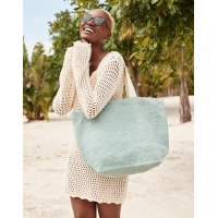 Bolsa de playa de yute suave lavado - Ref. F93628