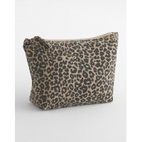 Bolsa accesorio lona estampado leopardo - Ref. F95528