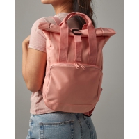 Mochila reciclada mini doble asa roll-top - Ref. F96029