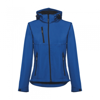 Chaqueta softshell para mujer, con capucha removible THC ZAGREB WOMEN  - Ref. P30181