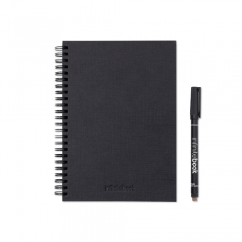 Kit starter kit infinitebook a5 planner texture escritura negra - Ref. P33210