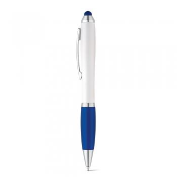 Bolígrafo con mecanismo de giro y clip metálico sans escritura azul - Ref. P91634 Bolígrafo con mecanismo de giro y clip metálico sans escritura azul - Ref. P91634