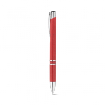 Bolígrafo de fibra de paja y abs con clip beta wheat escritura azul - Ref. P91771 Bolígrafo de fibra de paja y abs con clip beta wheat escritura azul - Ref. P91771