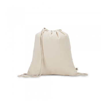 Bolsa mochila 100% algodón reciclado (180 g/m²) maiorca our nature - Ref. P92374 Bolsa mochila 100% algodón reciclado (180 g/m²) maiorca our nature - Ref. P92374