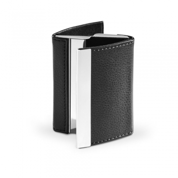 Tarjetero metlico doble lone suministrado en caja para regalo - Ref. P93318