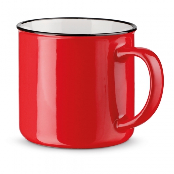 Taza de cermica de 360 ​​ml VERNON apropiado para comida - Ref. P93836