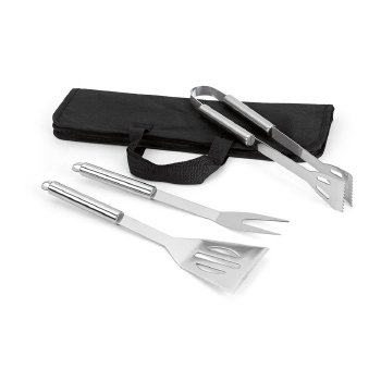 Set barbacoa SOARES acero inoxidable - Ref. P93998