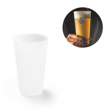Vaso reutilizable kane apropiado para comida 500 ml - Ref. P94324