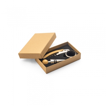 Juego de vino de bamb� y acero inoxidable savory our nature - Ref. P94388