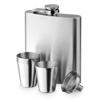 Conjunto termo y tazas NOVAK acero inoxidable - Ref. P94665