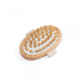 Cepillo de masaje de baño de madera downey suministrado en caja para regalo - Ref. P95058 Cepillo de masaje de baño de madera downey suministrado en caja para regalo - Ref. P95058
