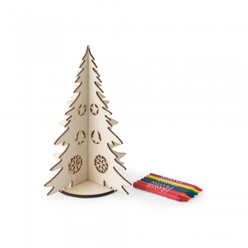 �rbol de navidad de madera plegable para colorear pinery do it yourself - Ref. P98153