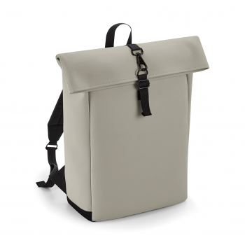 Mochila de poliuretano mate con solapa enrollable - Ref. XBG335 Mochila de poliuretano mate con solapa enrollable - Ref. XBG335