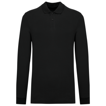 Polo de punto piqué manga larga bio180 hombre - Ref. XK2027 Polo de punto piqué manga larga bio180 hombre - Ref. XK2027