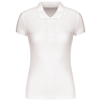 Polo piqué orgánico de mujer - Ref. XK210 Polo piqué orgánico de mujer - Ref. XK210