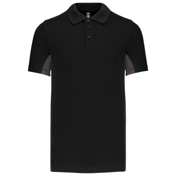 Polo de punto piqué manga corta bicolor hombre - Ref. XK232 Polo de punto piqué manga corta bicolor hombre - Ref. XK232