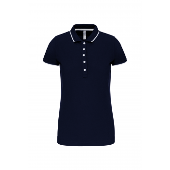 Polo piqué maga corta mujer - Ref. XK252 Polo piqué maga corta mujer - Ref. XK252