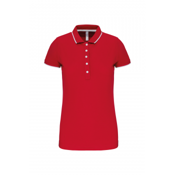 Polo piqué maga corta mujer - Ref. XK252 Polo piqué maga corta mujer - Ref. XK252