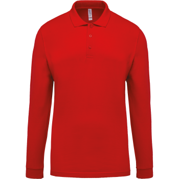 Polo piqué de manga larga de hombre - Ref. XK256 Polo piqué de manga larga de hombre - Ref. XK256