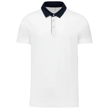 Polo jersey bicolor hombre - Ref. XK260 Polo jersey bicolor hombre - Ref. XK260