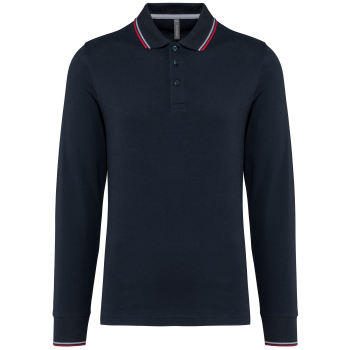 Polo piqué manga larga hombre - Ref. XK280 Polo piqué manga larga hombre - Ref. XK280