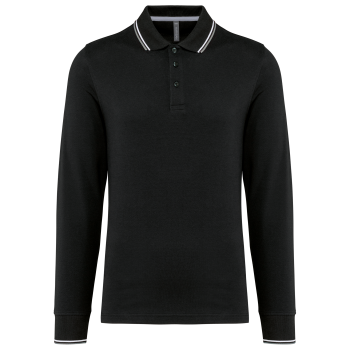 Polo piqué manga larga hombre - Ref. XK280 Polo piqué manga larga hombre - Ref. XK280