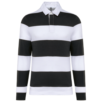 Polo a rayas manga larga unisex - Ref. XK285 Polo a rayas manga larga unisex - Ref. XK285