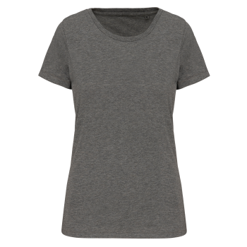 Camiseta supima cuello redondo maga corta mujer - Ref. XK3001