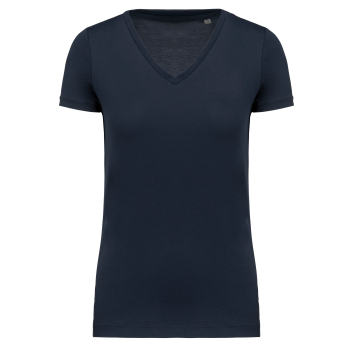 Camiseta supima® cuello de pico manga corta mujer - Ref. XK3003 Camiseta supima® cuello de pico manga corta mujer - Ref. XK3003