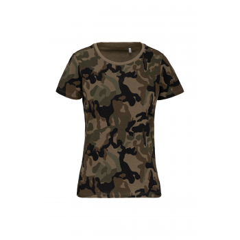 Camiseta camuflaje mujer - Ref. XK3031 Camiseta camuflaje mujer - Ref. XK3031
