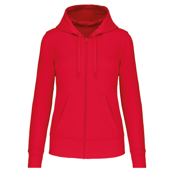 Sudadera con capucha y cremallera ecorresponsable mujer - Ref. XK4031 Sudadera con capucha y cremallera ecorresponsable mujer - Ref. XK4031