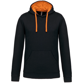 Sudadera capucha contrastada hombre - Ref. XK446 Sudadera capucha contrastada hombre - Ref. XK446
