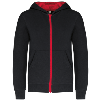 Sudadera capucha y cremallera niños - Ref. XK486 Sudadera capucha y cremallera niños - Ref. XK486