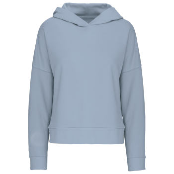 Sudadera lounge algodón orgánico con capucha mujer - Ref. XK494 Sudadera lounge algodón orgánico con capucha mujer - Ref. XK494