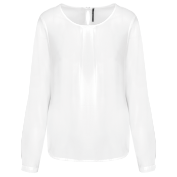 Blusa crepe manga larga mujer - Ref. XK5003 Blusa crepe manga larga mujer - Ref. XK5003