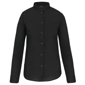 Camisa cuello mao manga larga mujer - Ref. XK514 Camisa cuello mao manga larga mujer - Ref. XK514