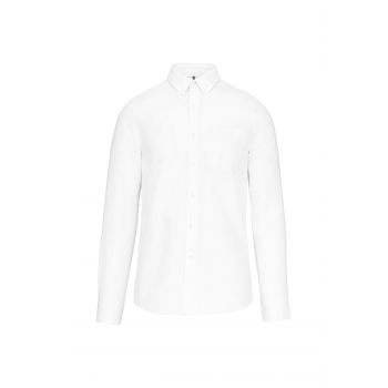 Camisa oxford lavada manga larga - Ref. XK516 Camisa oxford lavada manga larga - Ref. XK516
